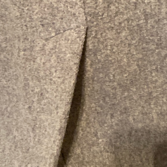 Alorna Vintage Gray Heather Wool Blend Maxi Coat Petite sized L or XL - Picture 11 of 15